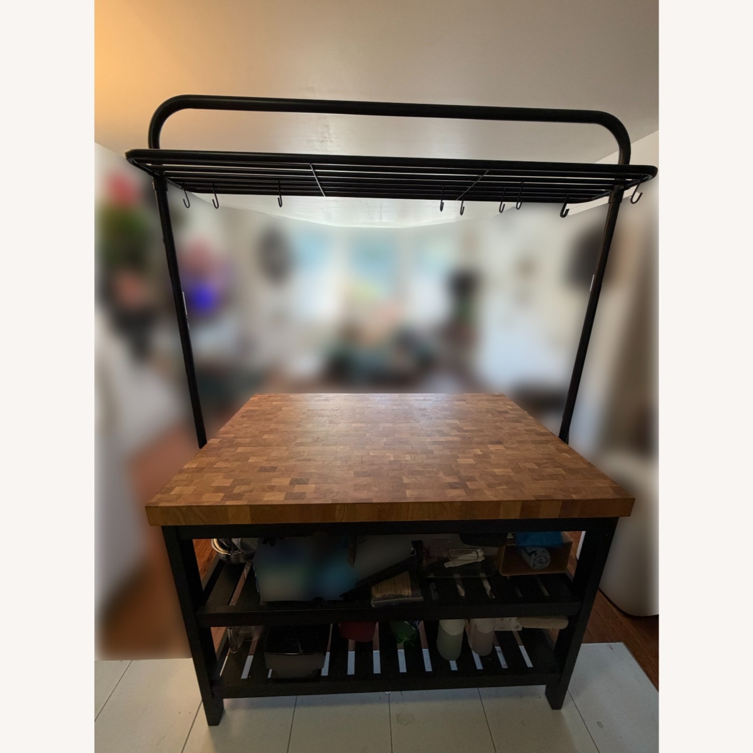 IKEA Vadholma Dark Brown Kitchen Island - image-2