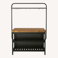 IKEA Vadholma Dark Brown Kitchen Island