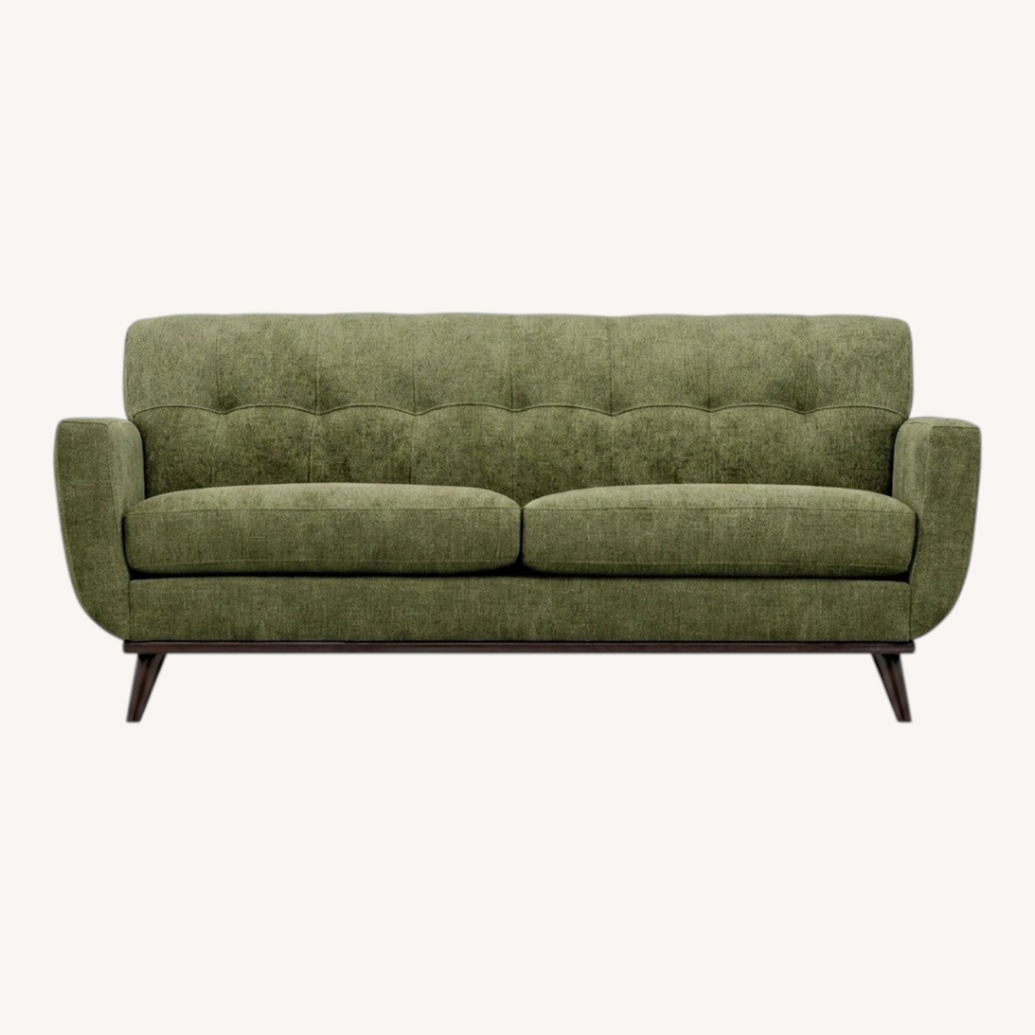 Rooms To Go East Side Green Fabric 2 Seater Sofa - image-0