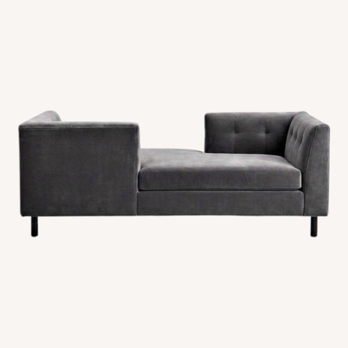 Used ABC Carpet and Home Gray Chaise for sale on AptDeco