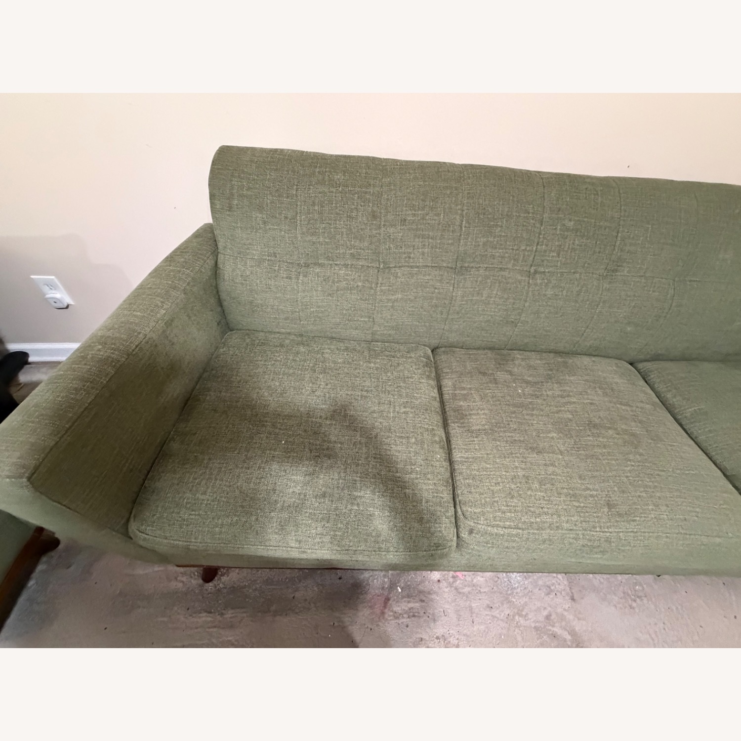 Rooms To Go Green Fabric 3+ Seater Sofa - image-2