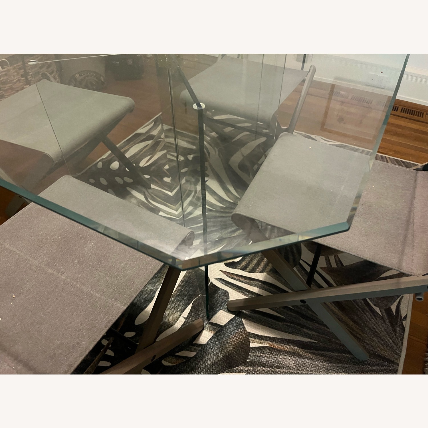 Vintage/Antique Transparent Dining Table - image-3