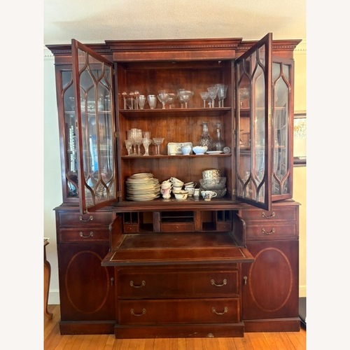 Used Vintage/Antique Dark Brown Bookcase for sale on AptDeco