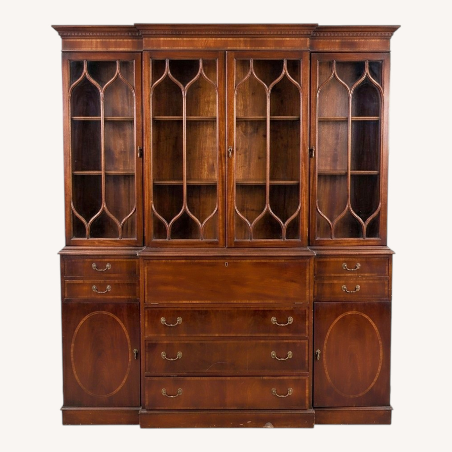 Vintage/Antique Dark Brown Bookcase - image-0