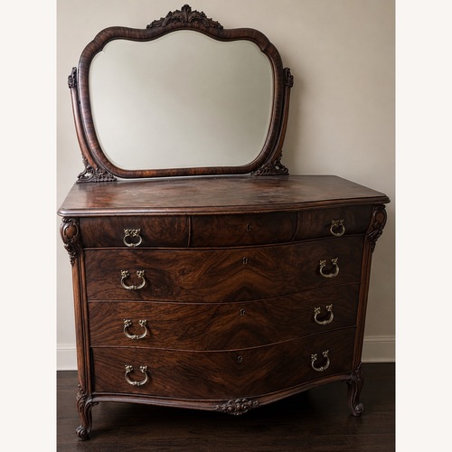 Used Sligh Furniture Dark Brown Wood Dresser for sale on AptDeco