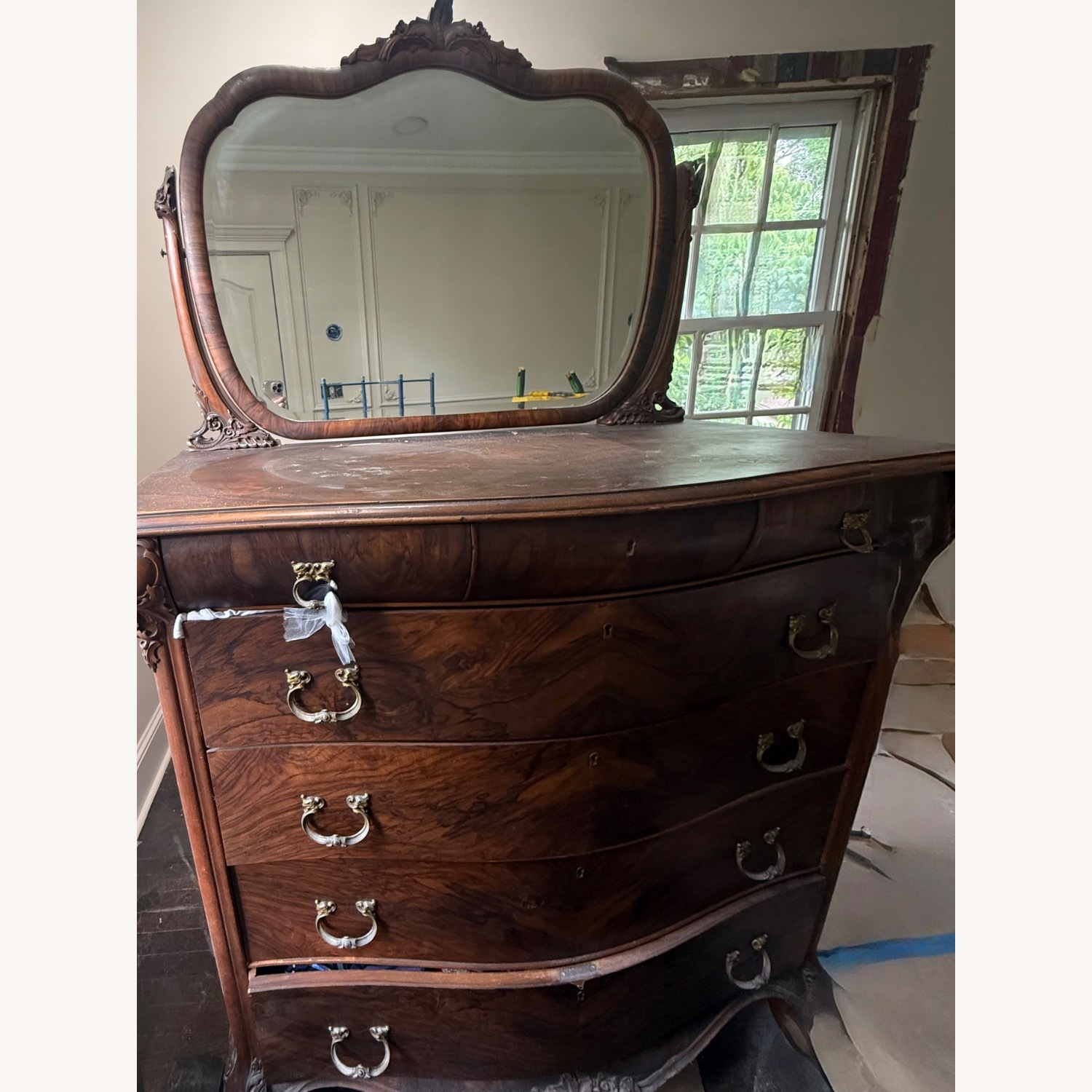 Sligh Furniture Dark Brown Wood Dresser - image-3