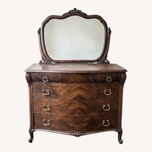 Used Sligh Furniture Dark Brown Wood Dresser for sale on AptDeco
