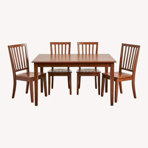 Used Ethan Allen Dark Brown Wood Dining Sets for sale on AptDeco