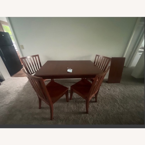 Used Ethan Allen Dark Brown Wood Dining Sets for sale on AptDeco