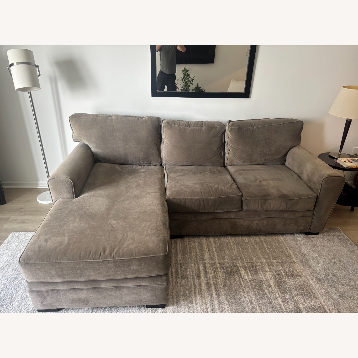 Raymour & Flanigan Furniture 2 Piece Sectional - image-7