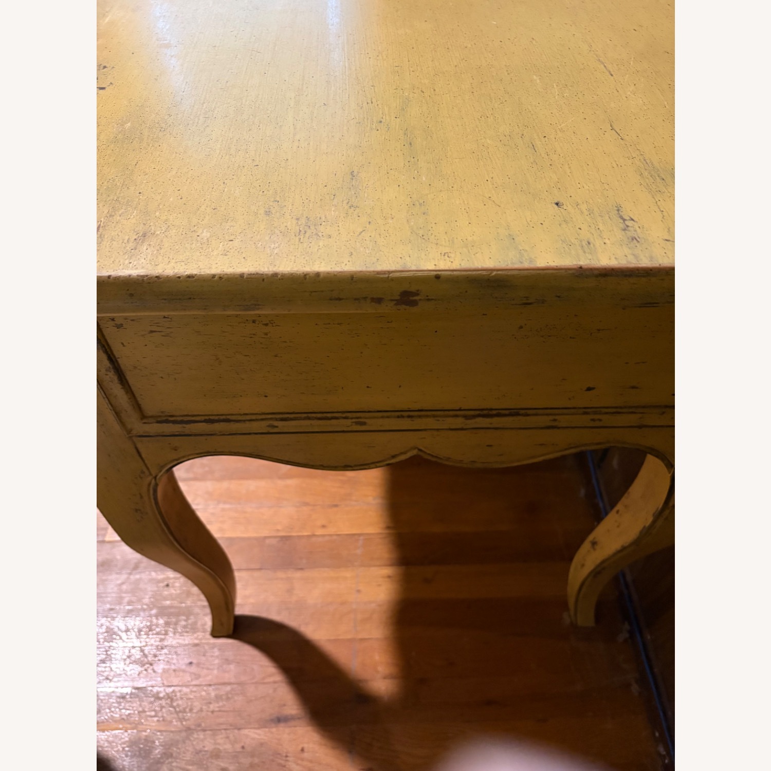 Vintage/Antique Jacques Bodart Yellow Wood Desk - image-4