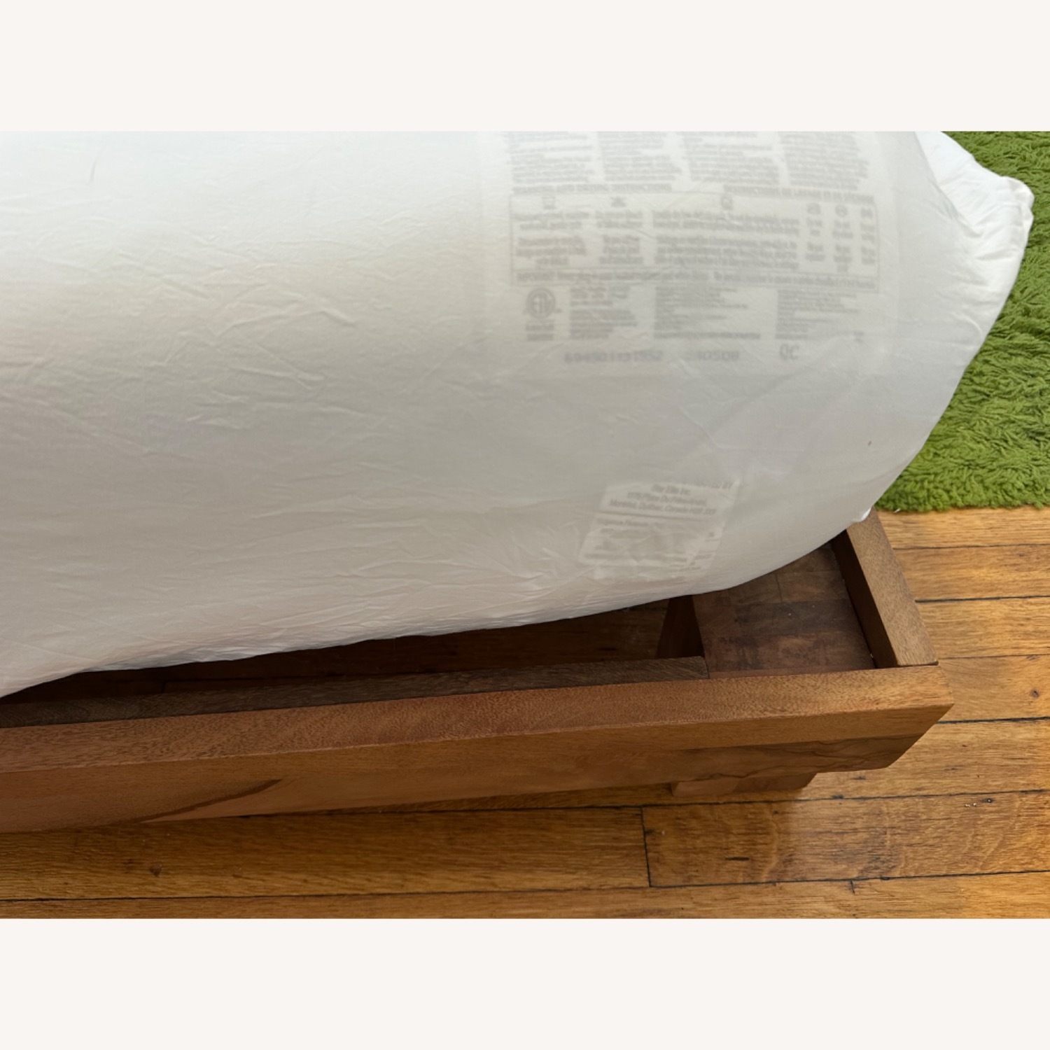 CB2 Dondra Teak Dark Brown Wood King Bed - image-6