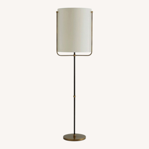 Used Arteriors Home Boise Light Brown Iron Floor Lamp for sale on AptDeco