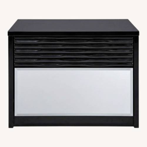 Used Global Furniture USA Black Nightstand for sale on AptDeco