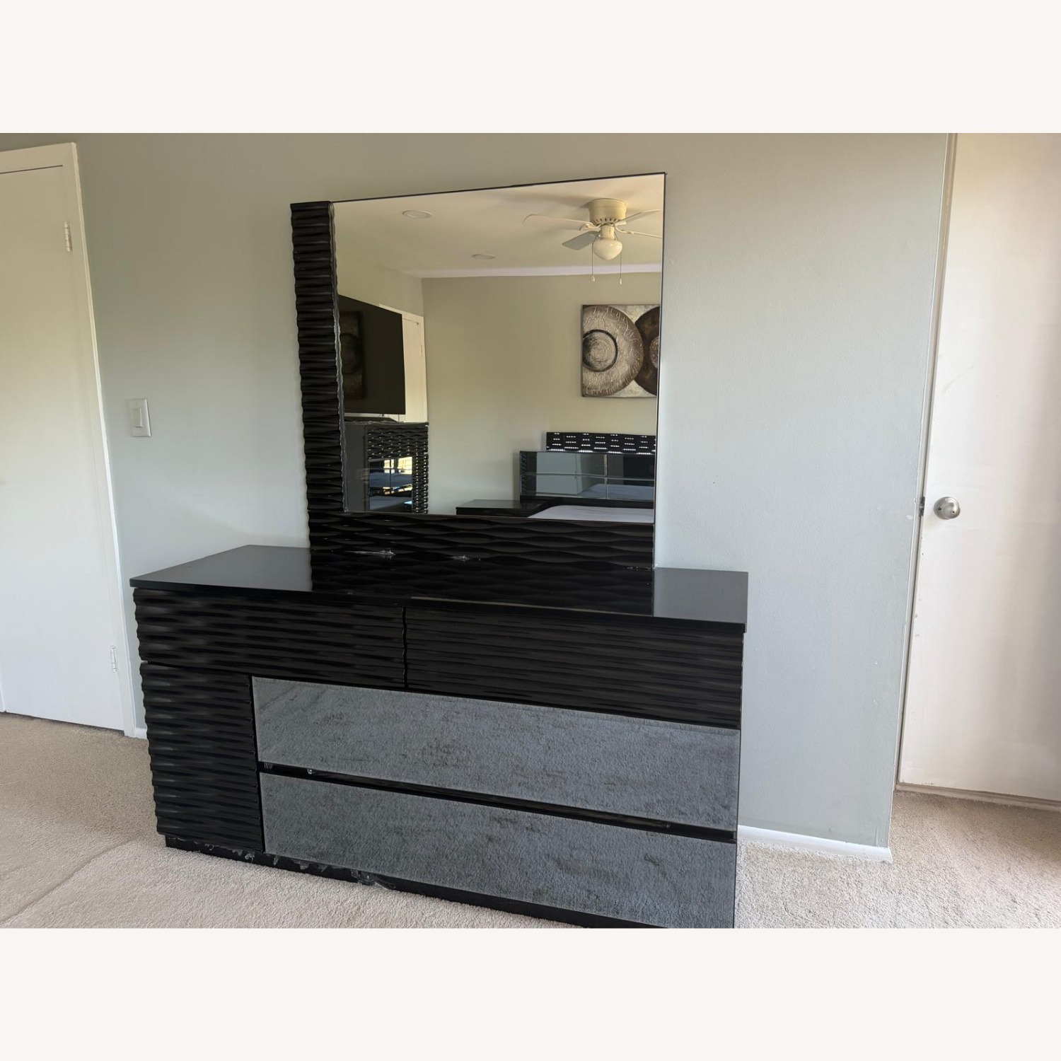 Global Furniture USA Black Dresser - image-1