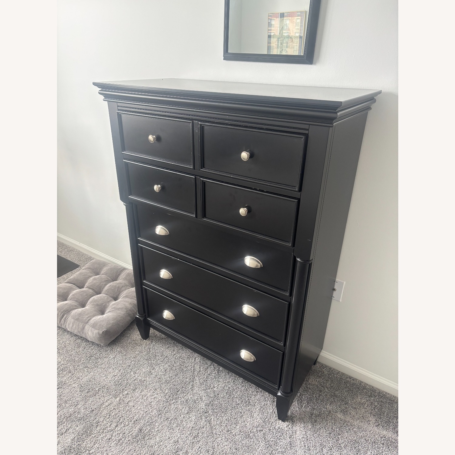 Black Wood Dresser - image-2