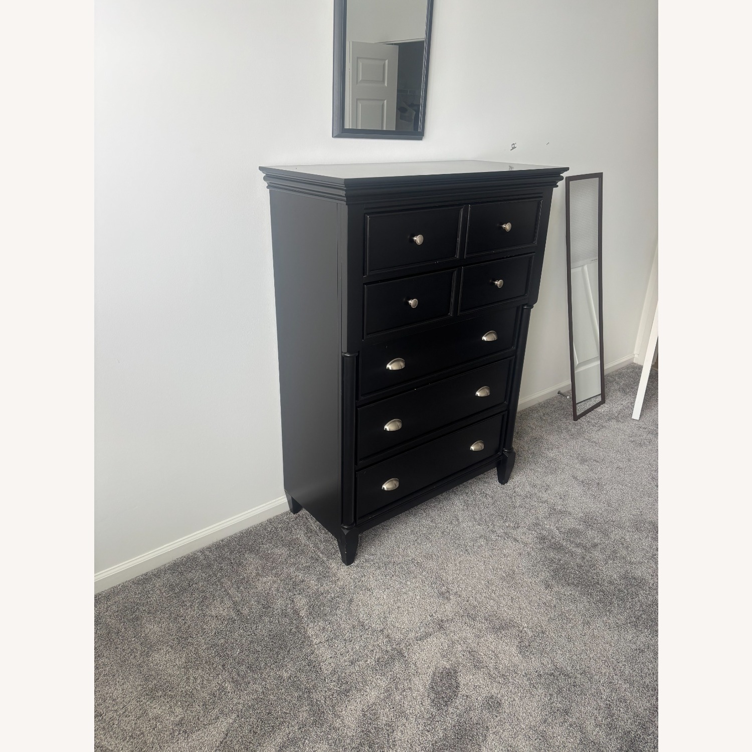 Black Wood Dresser - image-1
