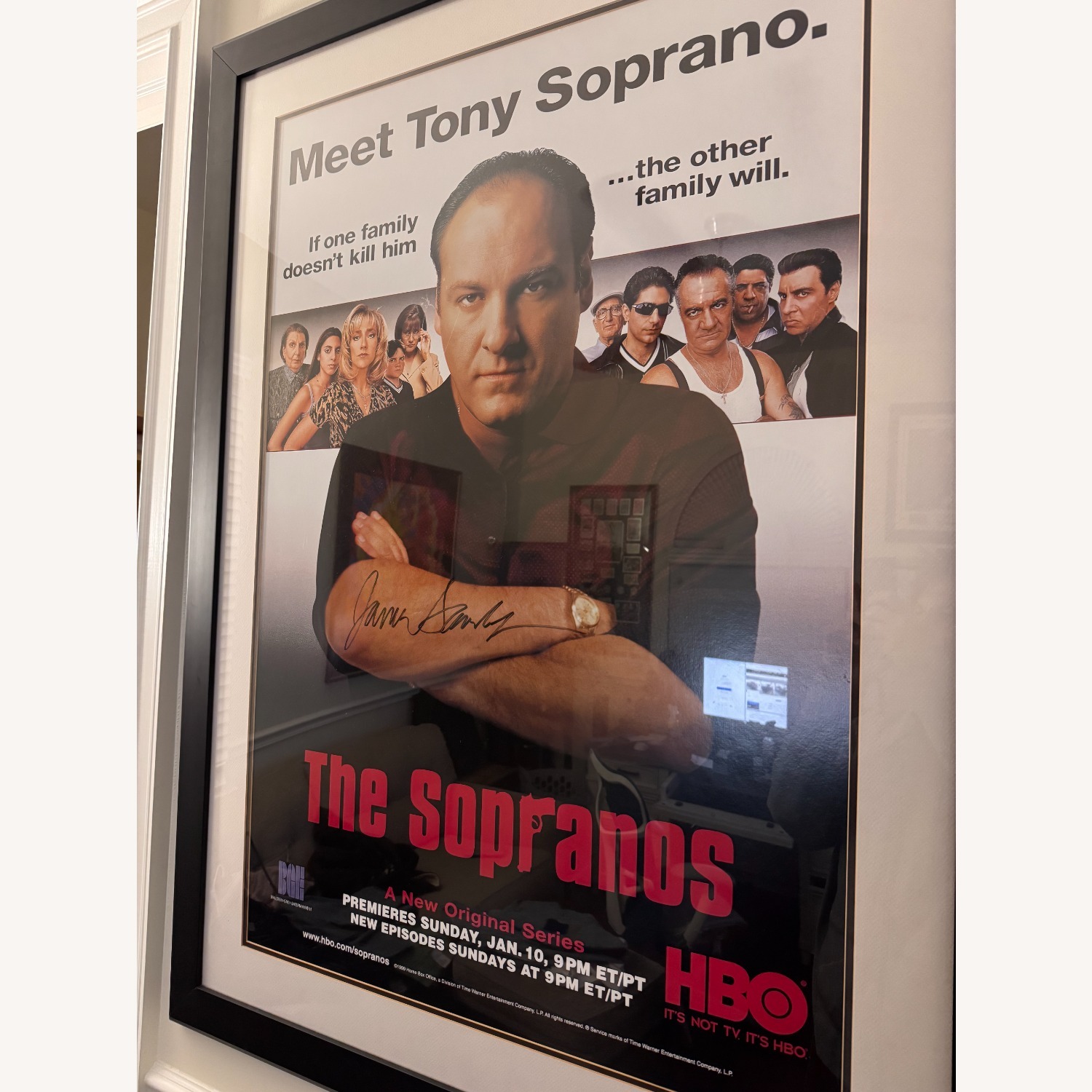 The Sopranos Framed Art SIGNED by James Galdofini - image-3