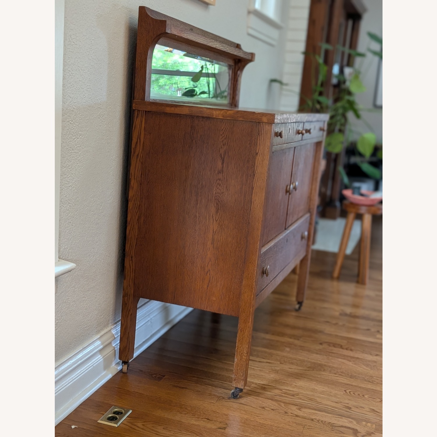 Vintage/Antique Wood Sideboard - image-3