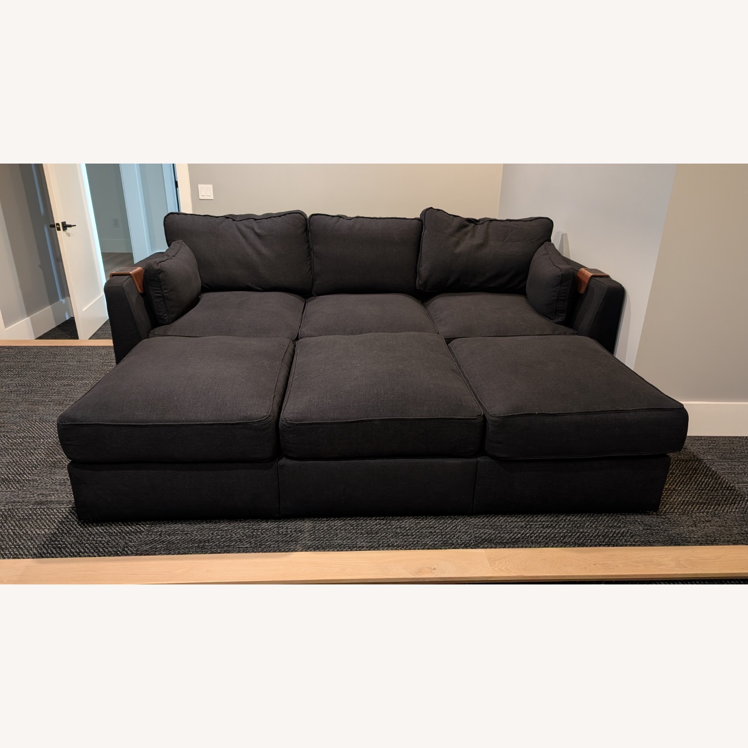 Lovesac Black Sactional - image-1