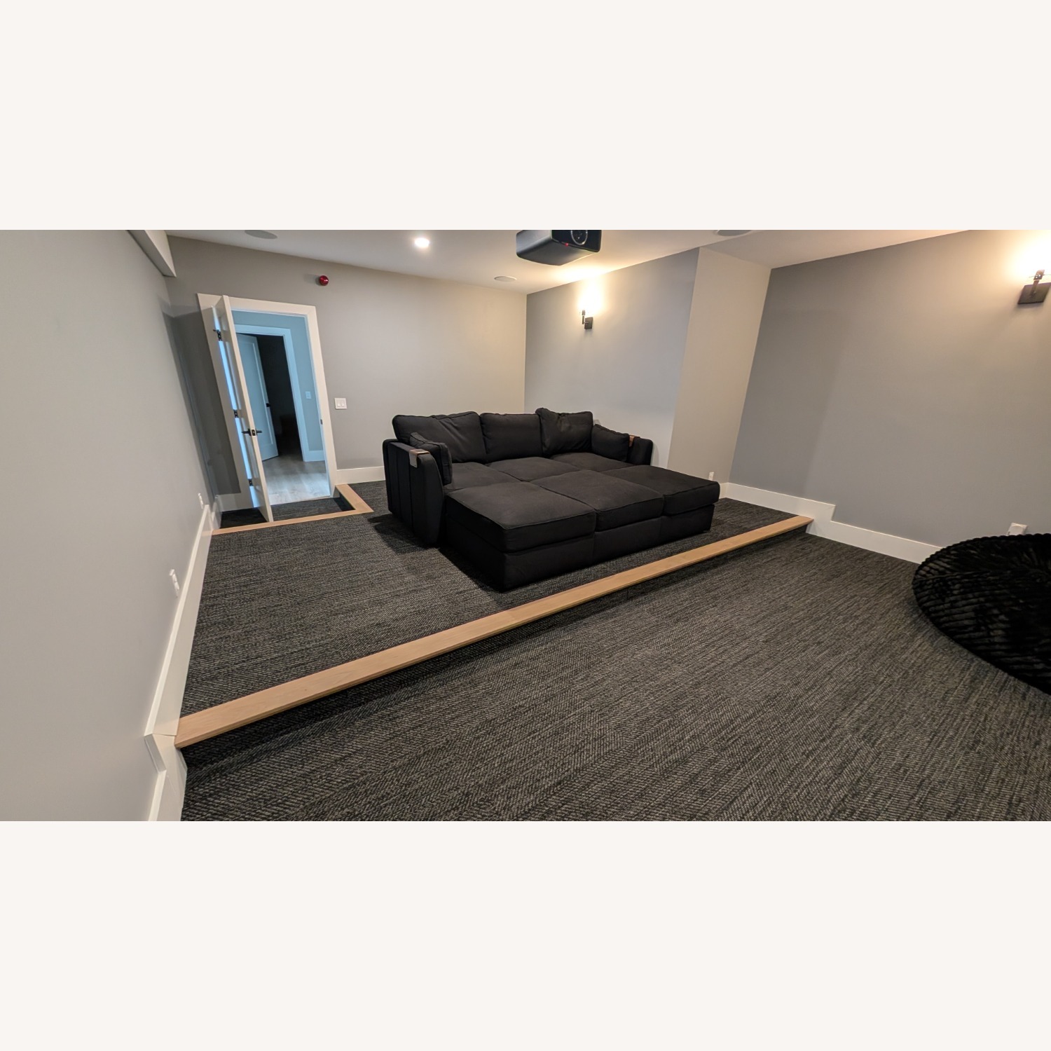 Lovesac Black Sactional - image-2