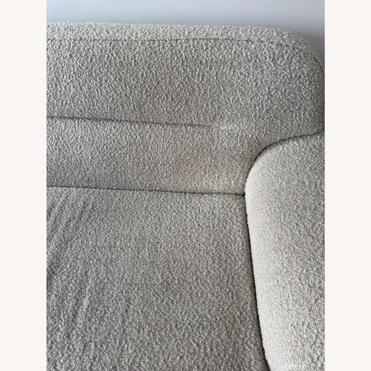 CB2 Logan Grey Boucle Sofa - image-5