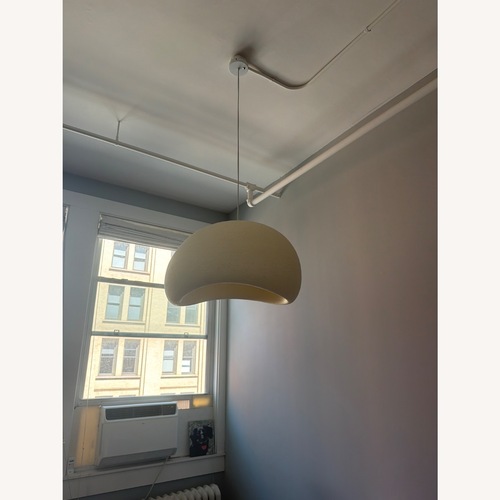Used Shibui Pendant Light White Resin Ceiling Lamp for sale on AptDeco