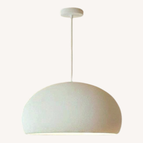Used Shibui Pendant Light White Resin Ceiling Lamp for sale on AptDeco