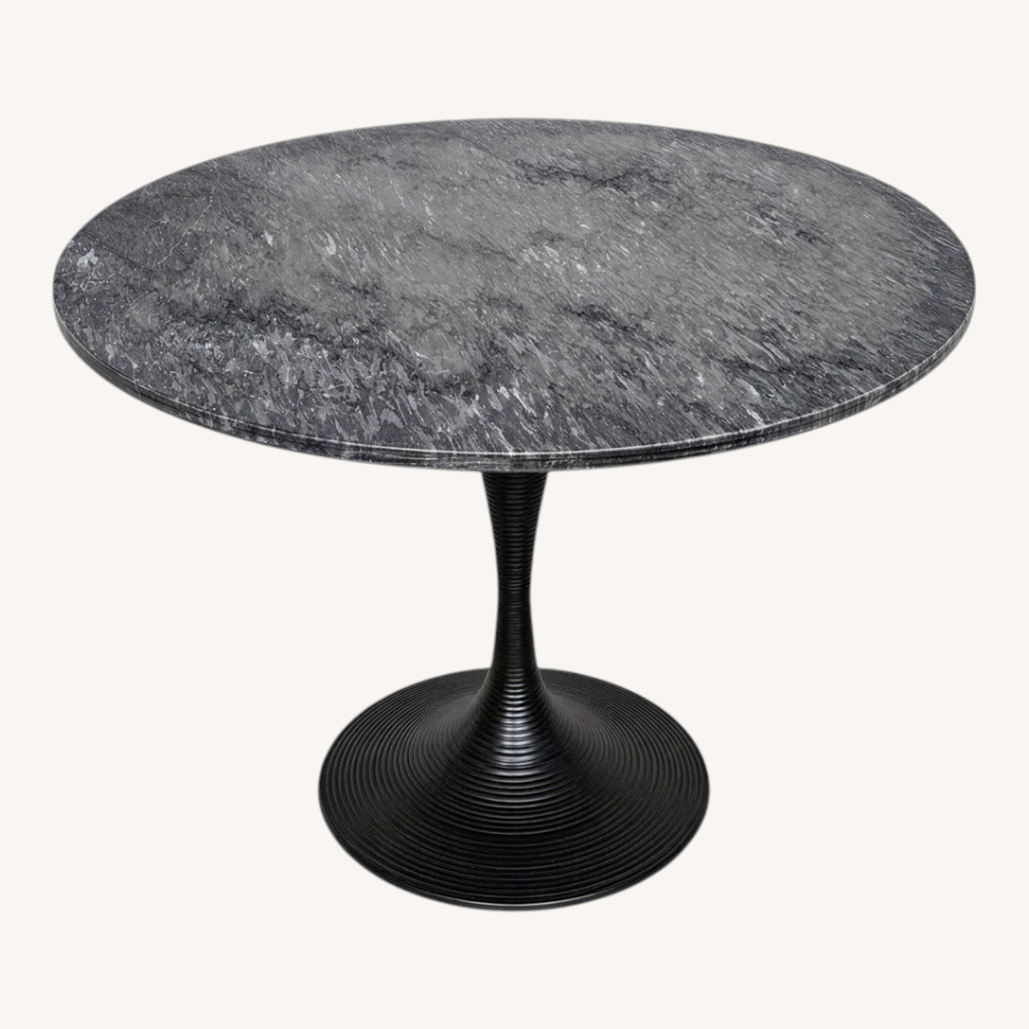 NOIR Furniture Joni Dark Gray Marble Dining Table - image-0