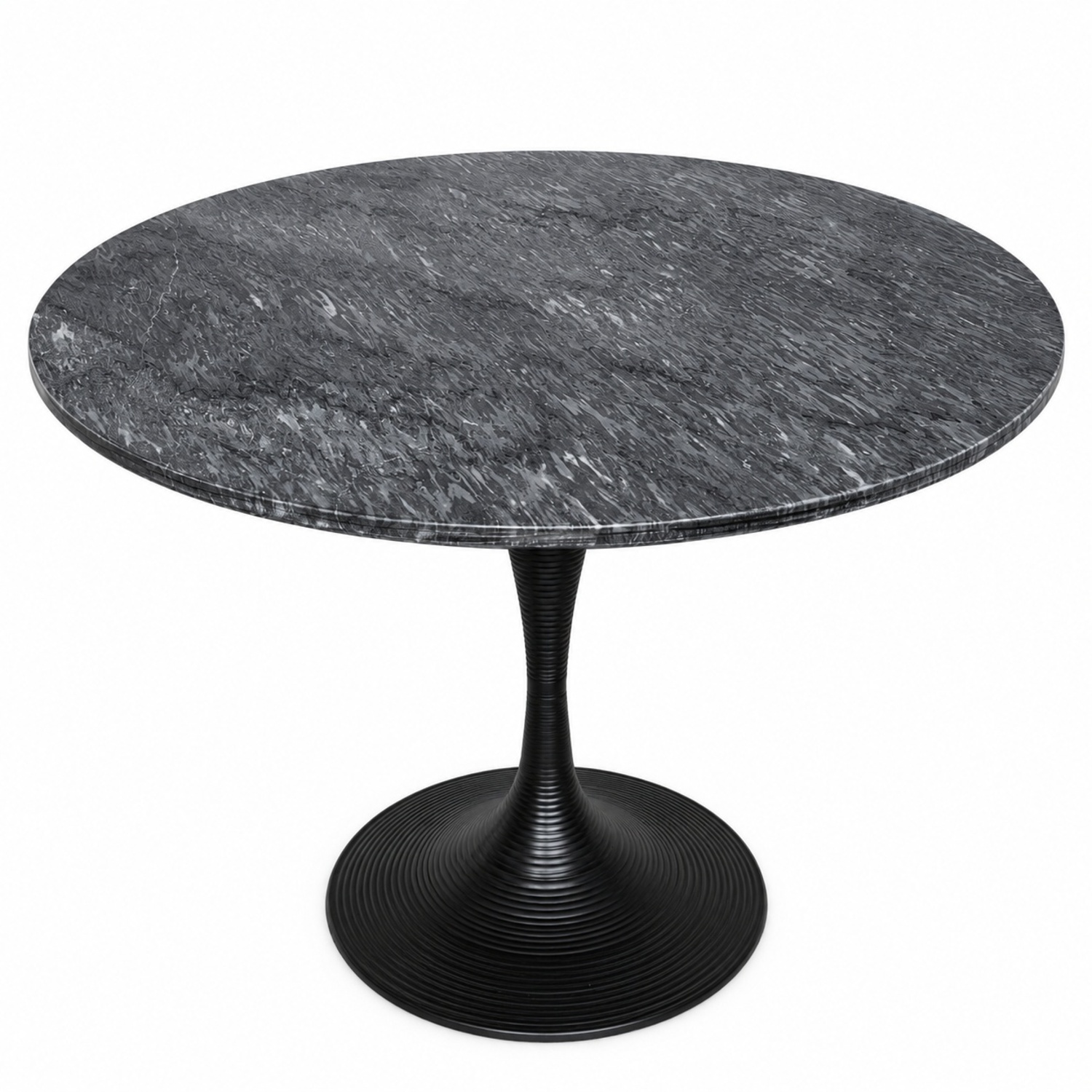 NOIR Furniture Joni Dark Gray Marble Dining Table - image-6