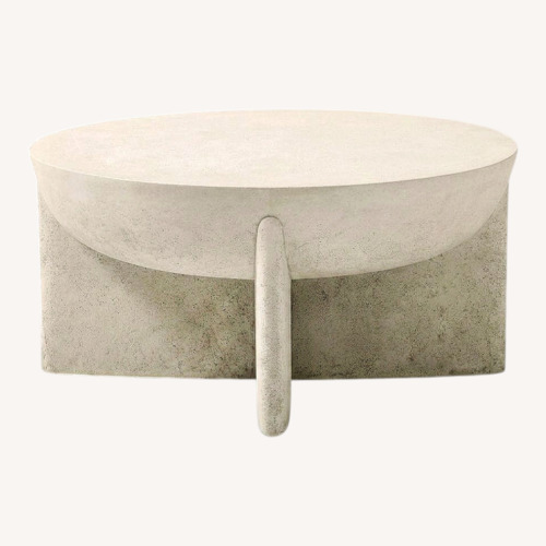 Used West Elm Monti Natural Stone Coffee Table for sale on AptDeco