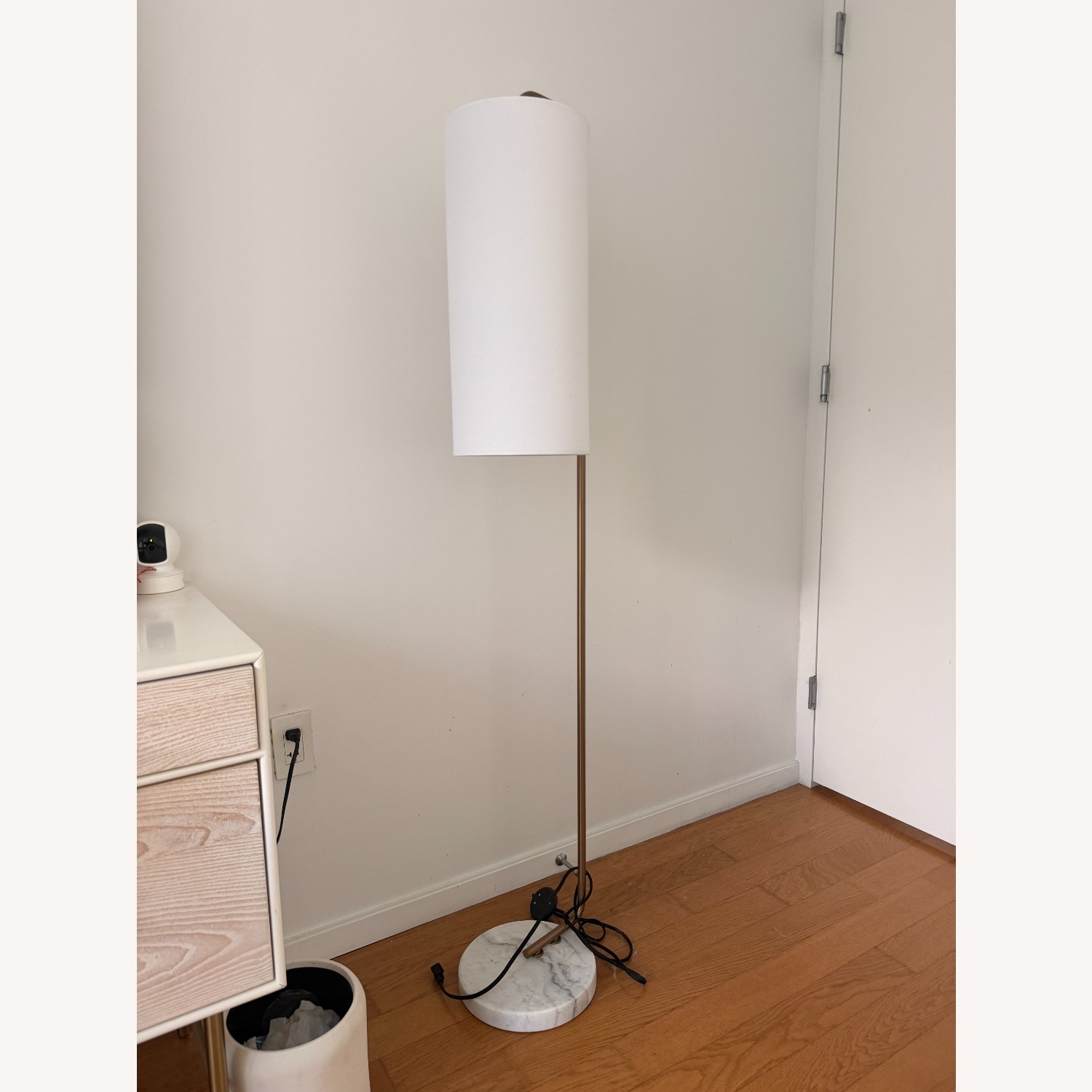 Safavieh White Metal Floor Lamp - image-2