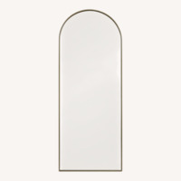 Joss & Main Gold Floor Mirror