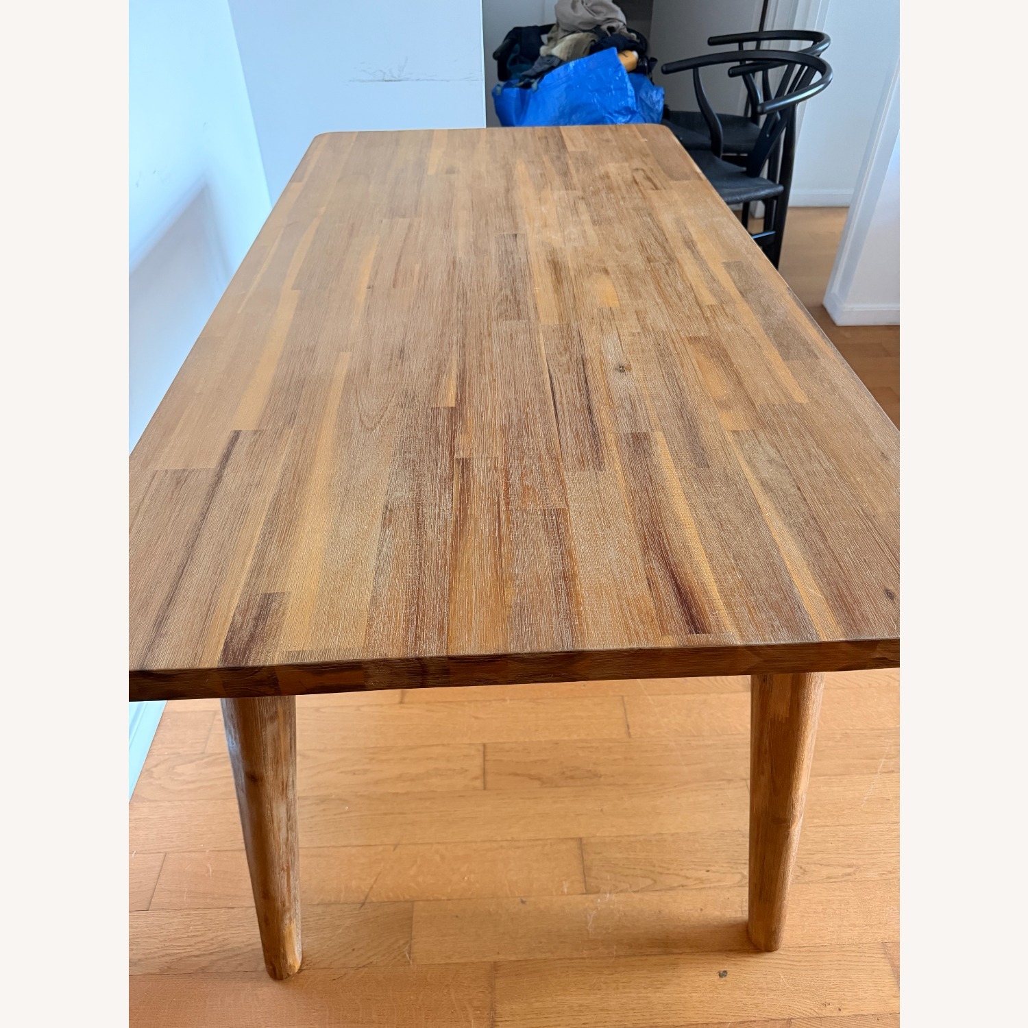 Castlery Light Brown Wood Dining Table - image-4