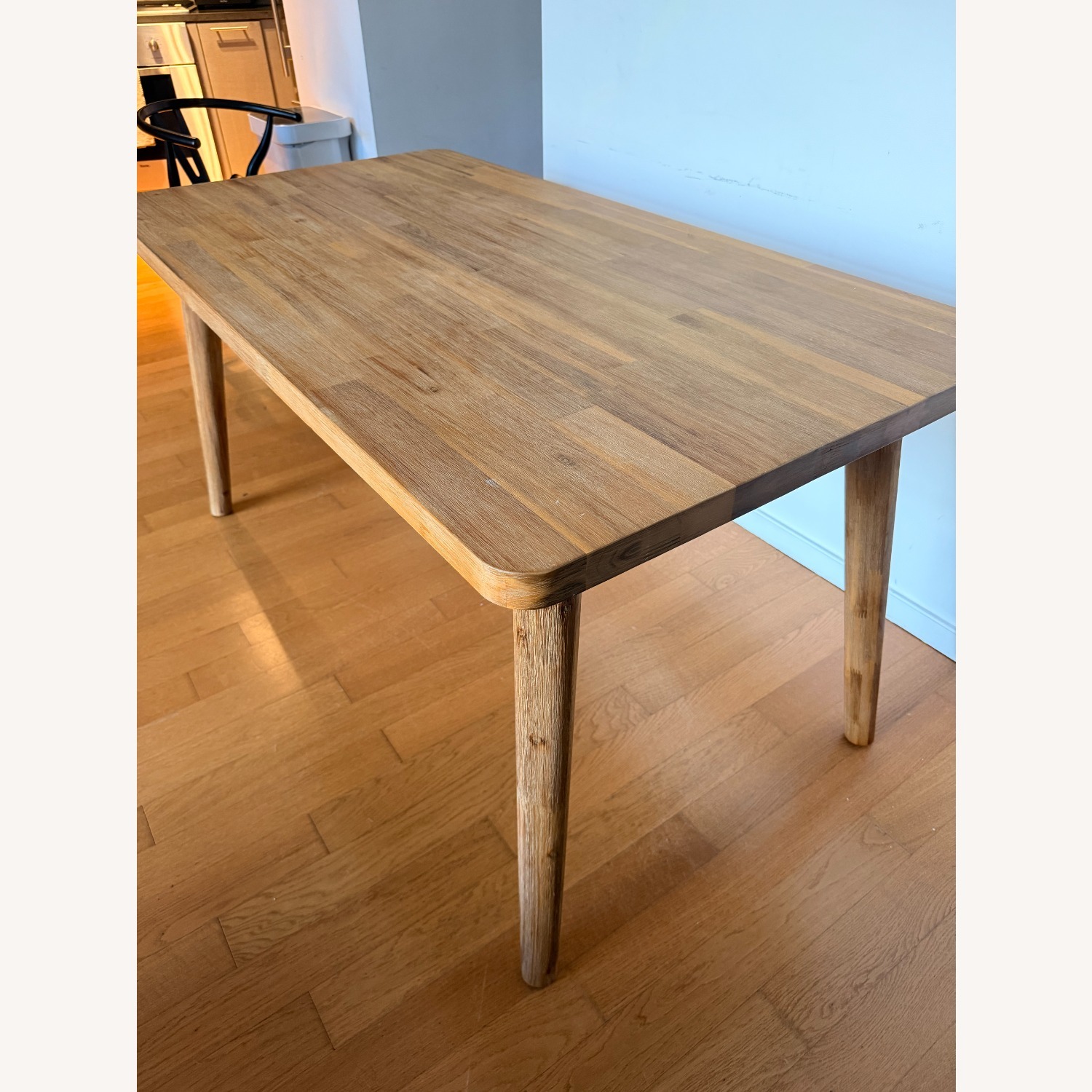 Castlery Light Brown Wood Dining Table - image-3