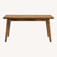 Castlery Light Brown Wood Dining Table