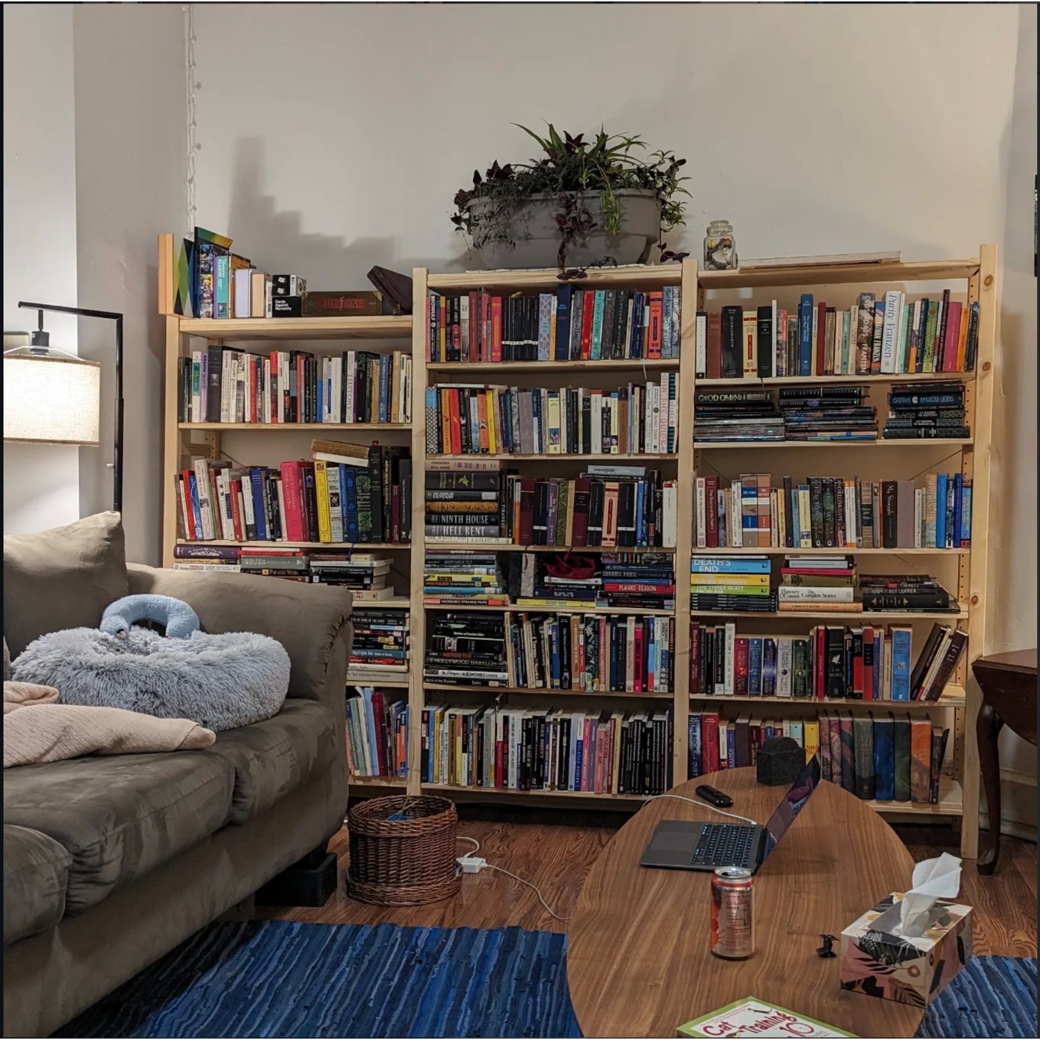 IKEA Ivar - Full 3 Section Shelving Unit, Pine - image-1