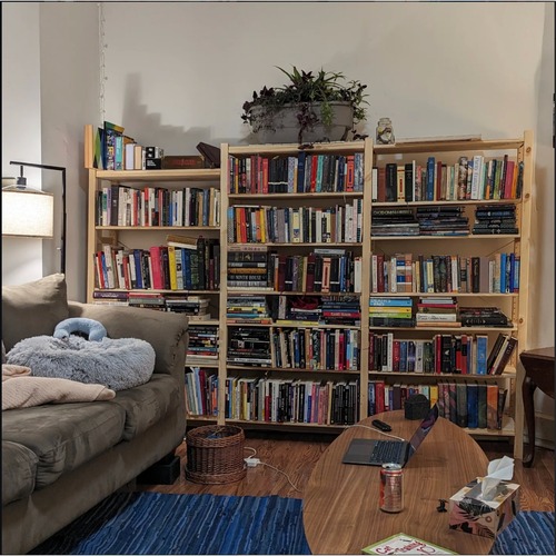 Used IKEA Ivar - Full 3 Section Shelving Unit, Pine for sale on AptDeco