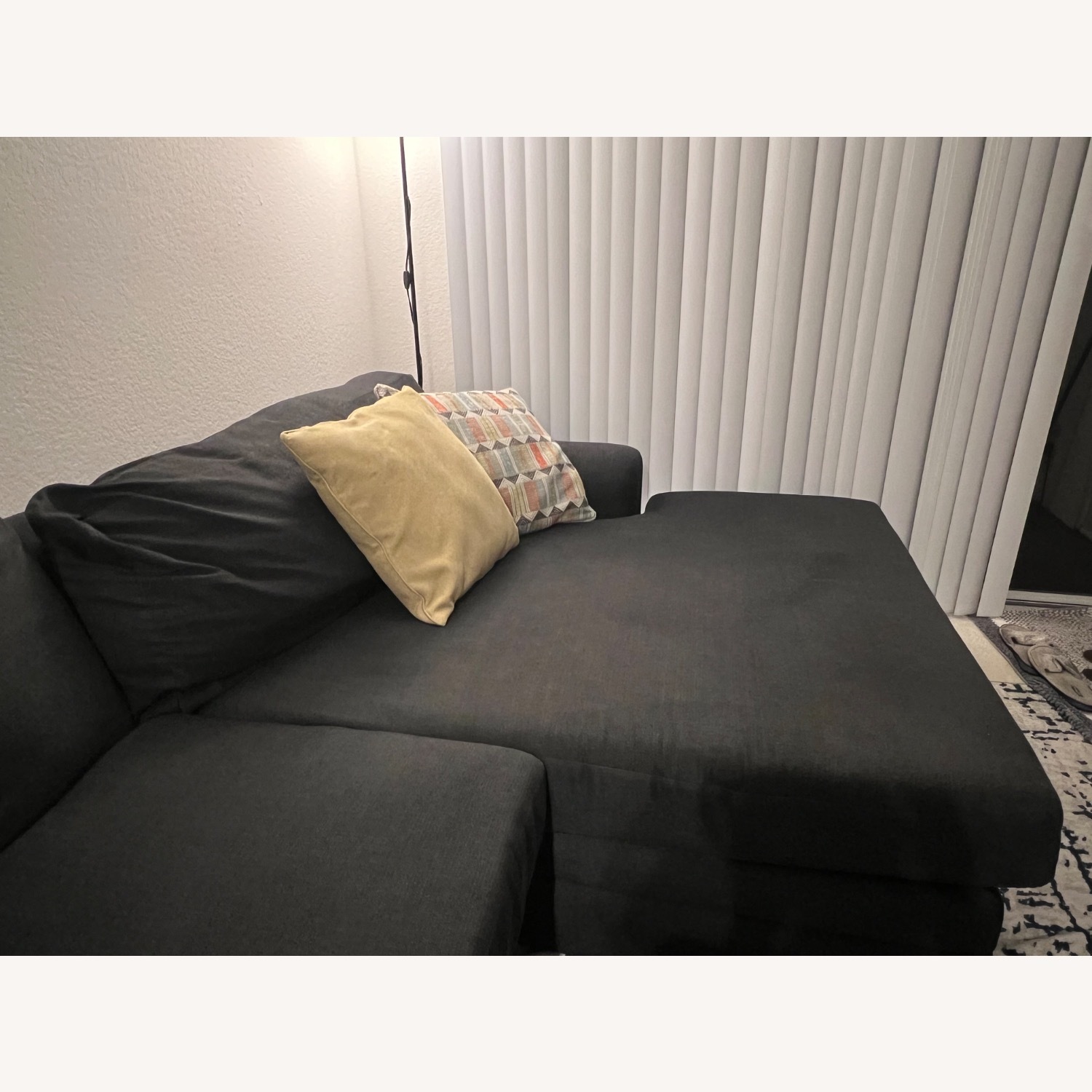 Living Spaces 2 Piece Sectional - image-9