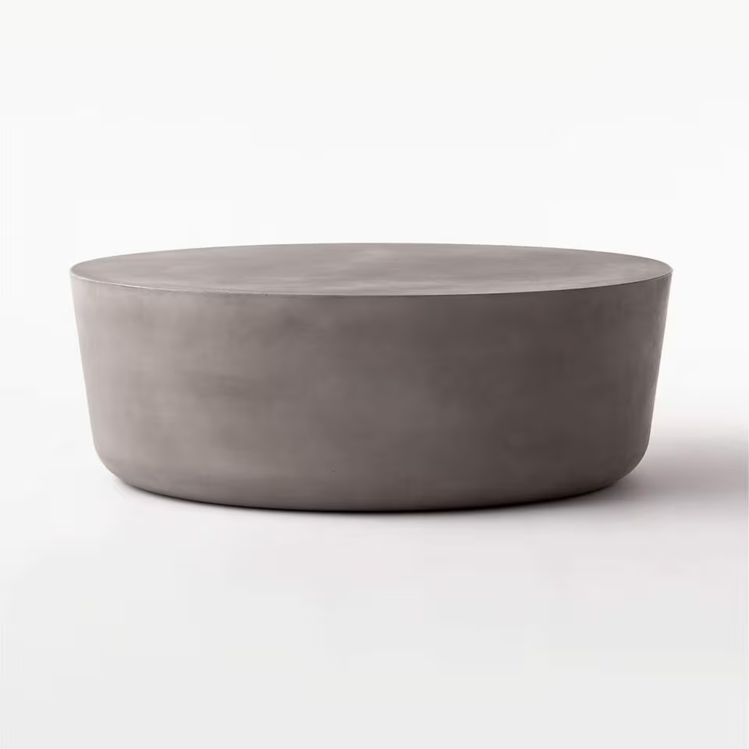 CB2 Cap 35" Grey Cement Coffee Table - image-4