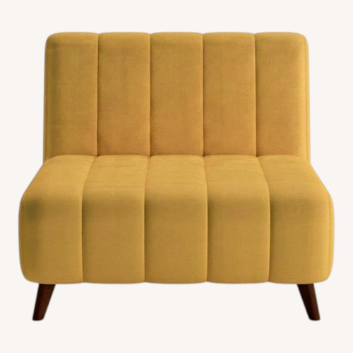 Used AllModern Sleeper Chair Sofa Chaise Twin Bed for sale on AptDeco