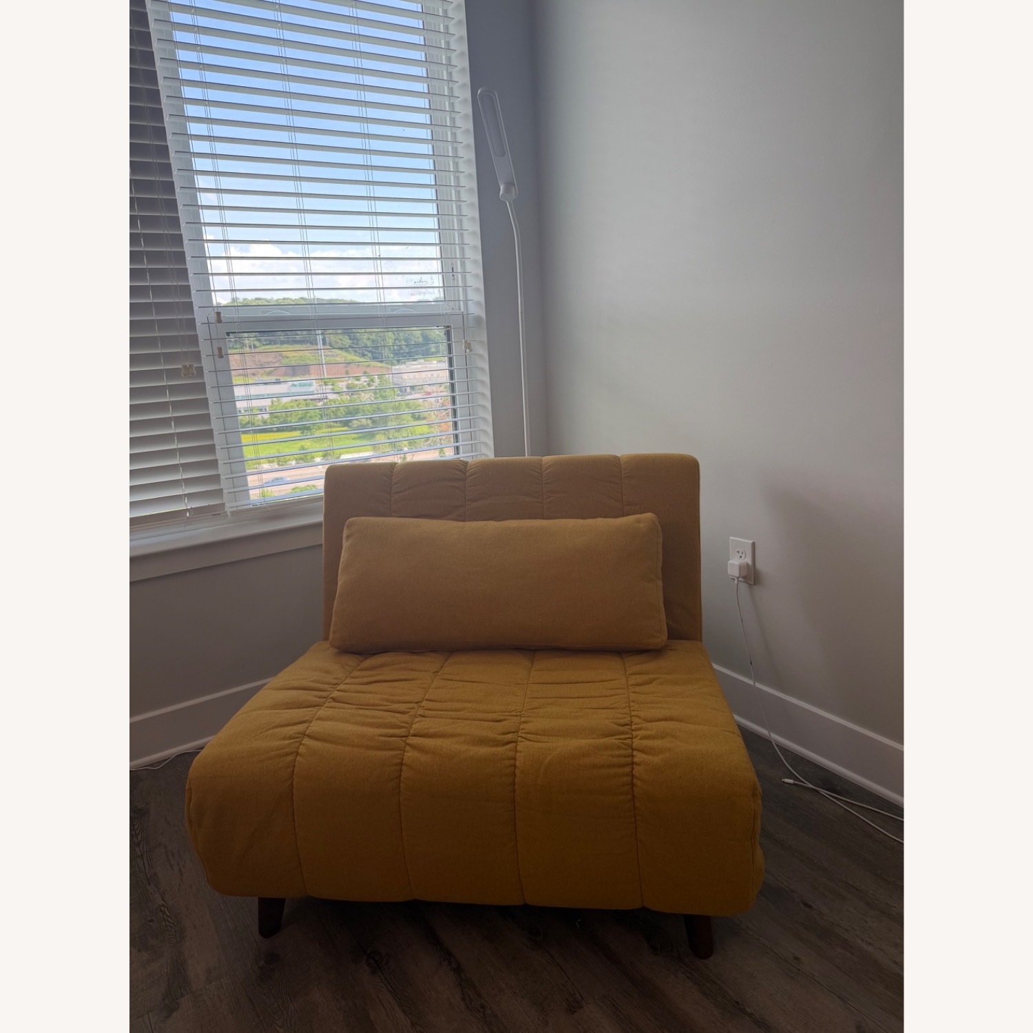 AllModern Sleeper Chair Sofa Chaise Twin Bed - image-1