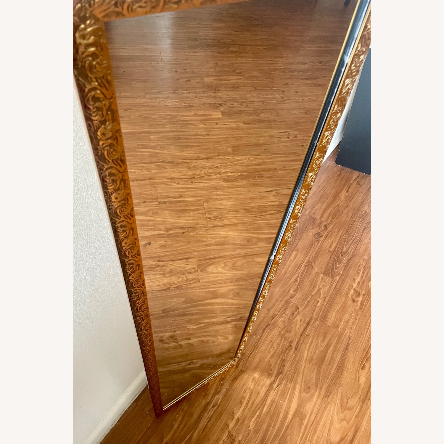 Vintage/Antique Glass Floor Mirror - image-2