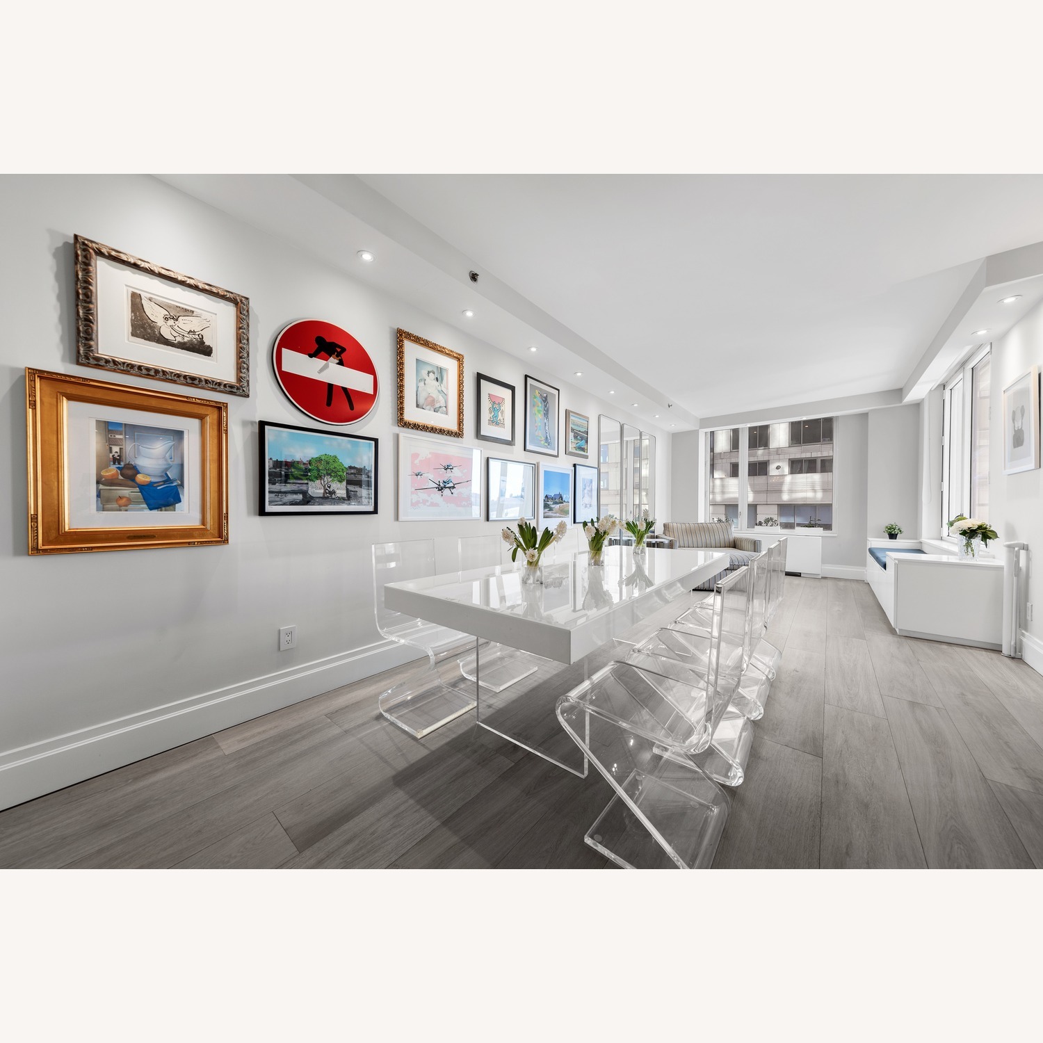 Modshop 96" White Dining Table - image-3