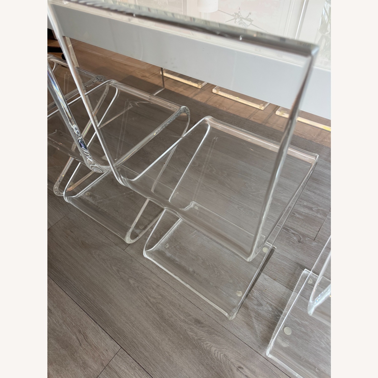 Lucite Dining Chairs - image-2