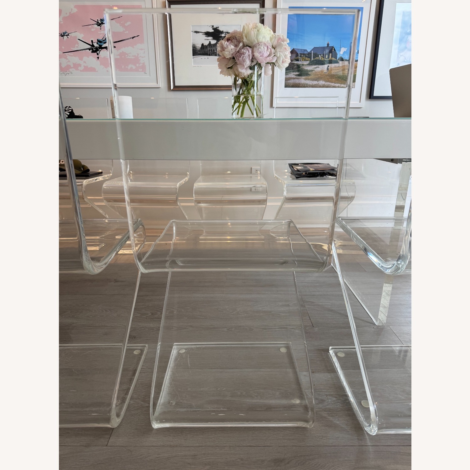 Lucite Dining Chairs - image-3