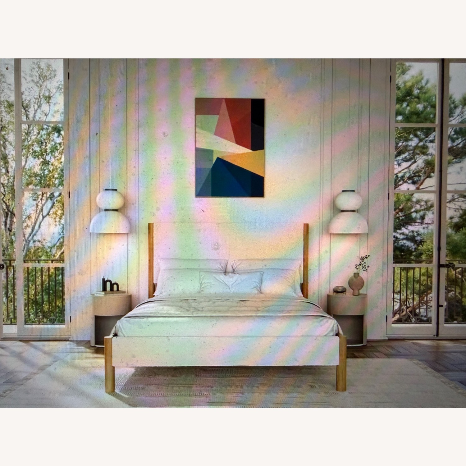 AllModern Wooden Bed Frame w HeadBoard  - image-2