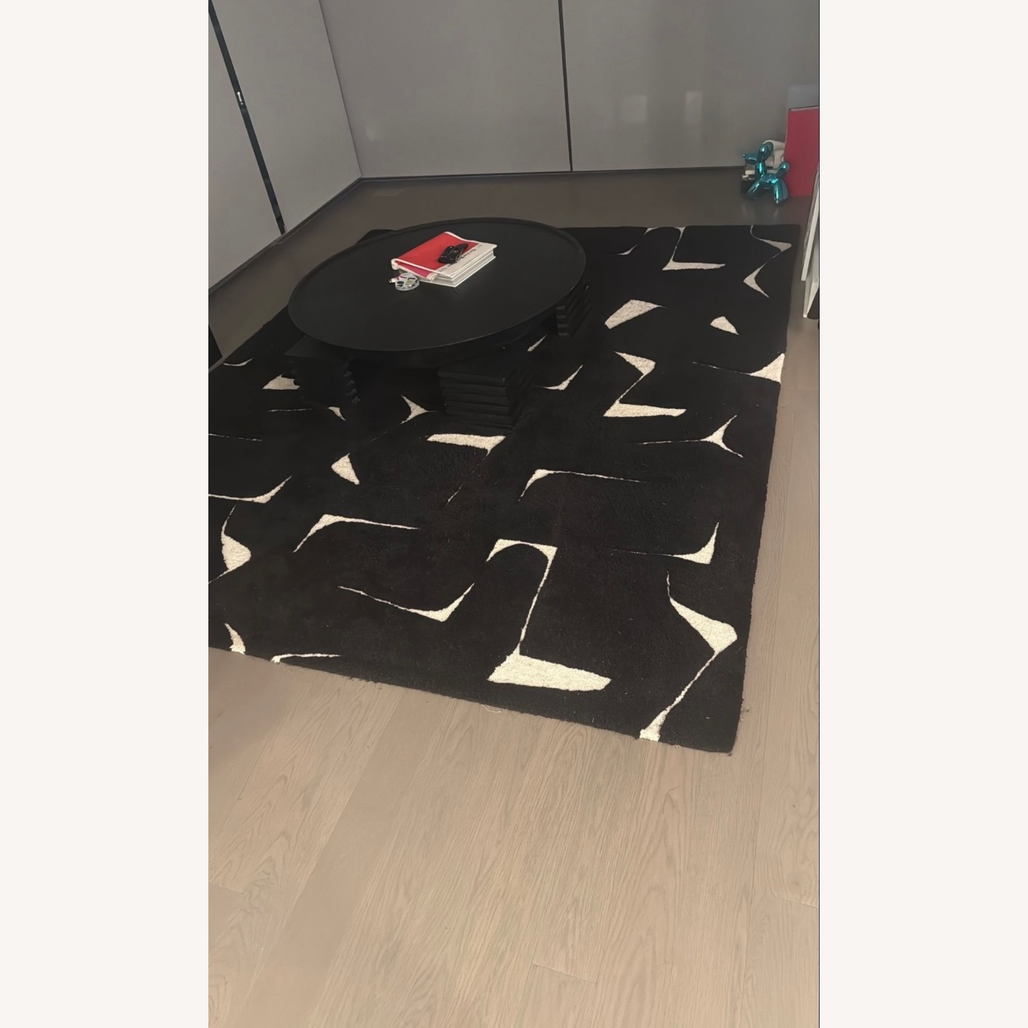 CB2 Black Area Rug 8' x 10' - image-2