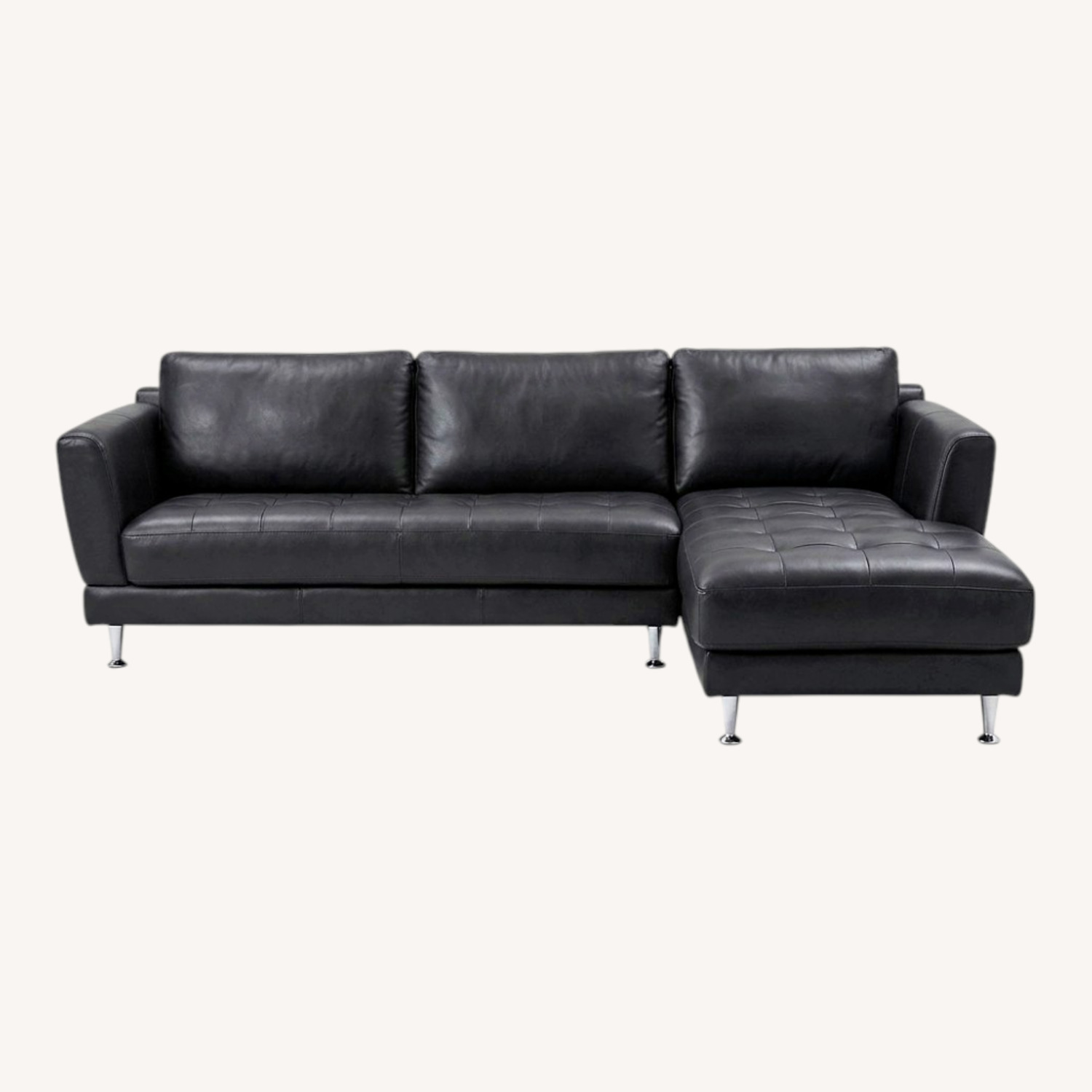 Elite Leather Company Leather Sectional - image-0
