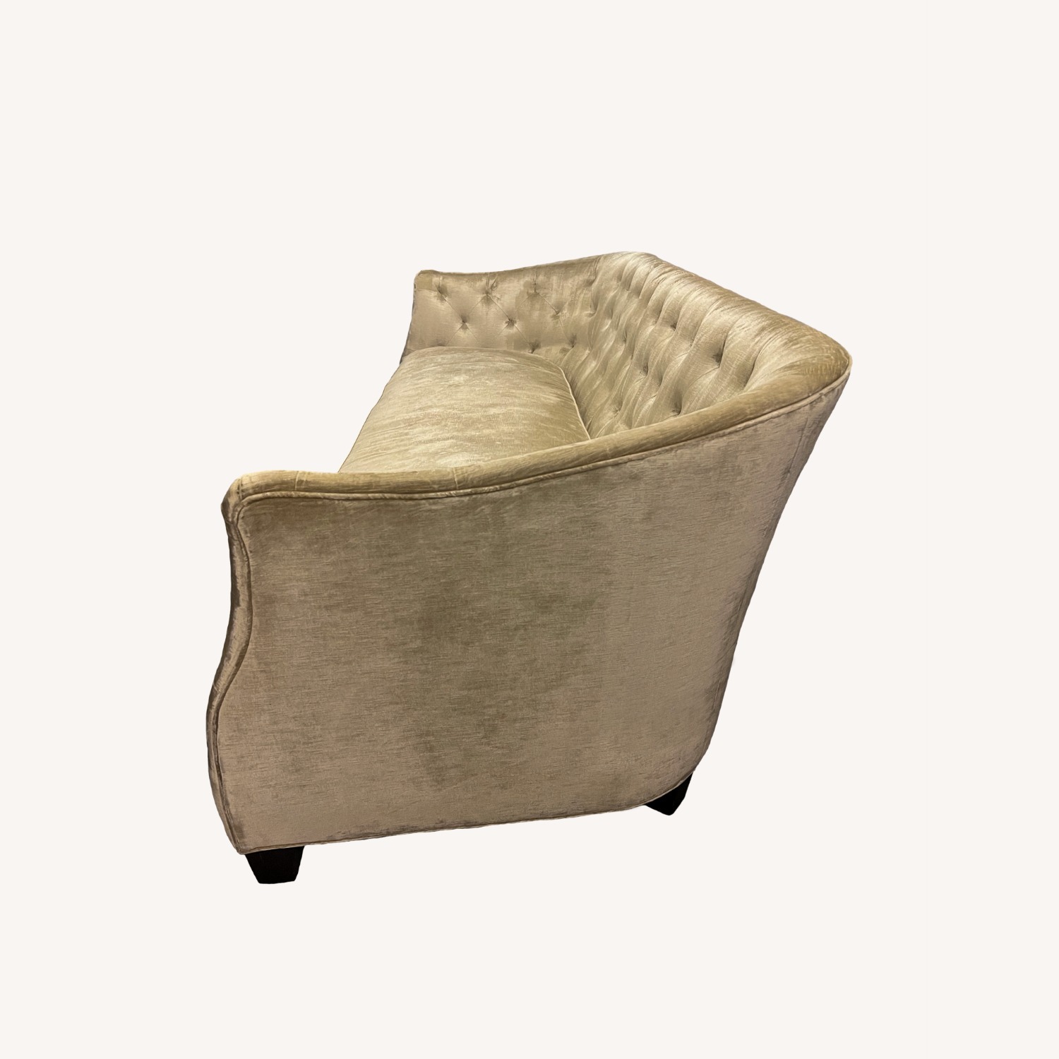 Lee Industries Velvet Chesterfield Sofa 96” - image-3